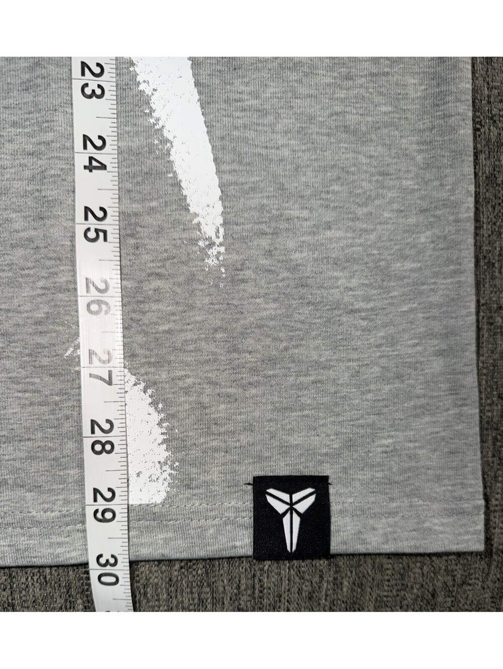 Nike Men’s Size Large (Loose) Kobe Dri-Fit Basketball T-Shirt Dark Grey Heather - Picture 12 of 15